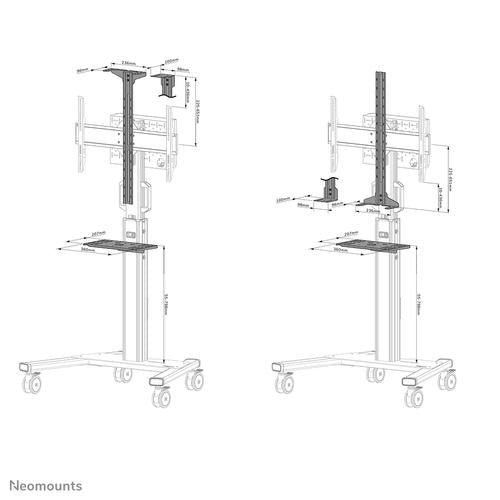 Neomounts Select videobar és multimédia készlet AFLS-825WH1