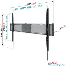 Vogels EFW 8405 LCD LED Plasma fali tartó SuperFlat XL