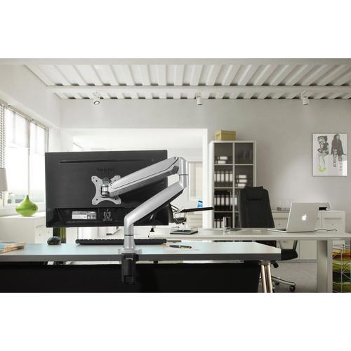 Neomounts NM-D750SILVER asztali tartó legfeljebb 32 hüvelykes képernyőkhöz