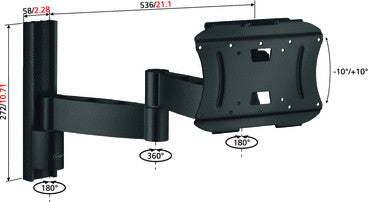 Vogels VFW 432 LCD/Plazma fali tartó