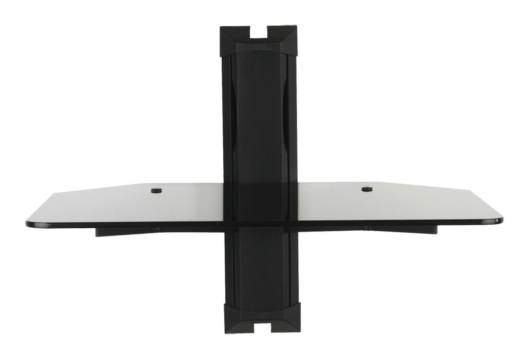 A/V polc fekete, 13,6 kg-ig
