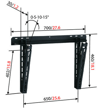 Vogels VFW 140 LCD/Plazma fali tartó