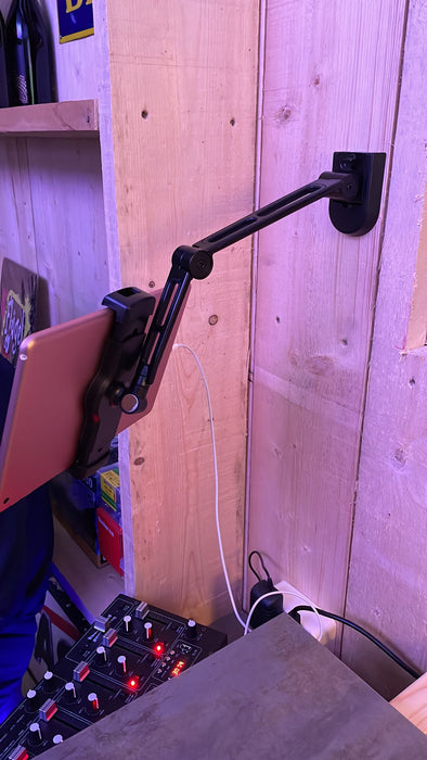 Wolff Mount Tablet, iPad, telefon tartó - 39 cm | Forgatható | Rögzítő rendszer | Univerzális | Masszív fém kar