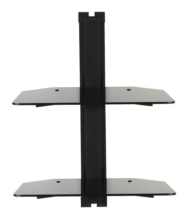 A/V polc fekete, 13,6 kg-ig