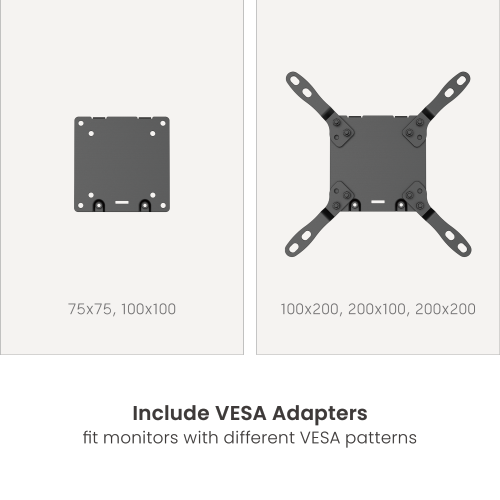 Szupernehéz monitorkar gázrugóval és USB-A, USB-C portokkal - Max 57 hüvelyk