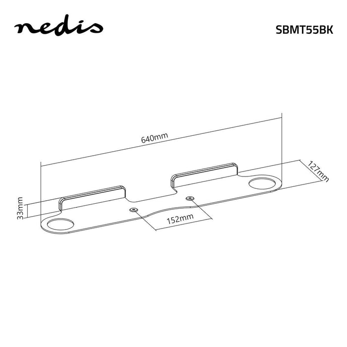 Soundbar tartó | Falra | Sonos® Beam-hez? | Max. 5 kg