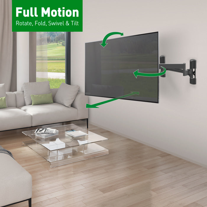 Barkan Mounts masszív sarokfali TV konzol | Képernyők 40 - 90 inch | VESA 600x400