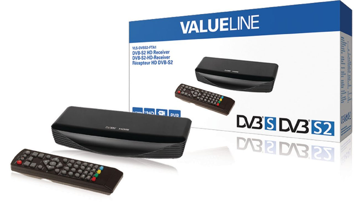 Valueline Full HD DVB-S2 vevőegység, 1080p