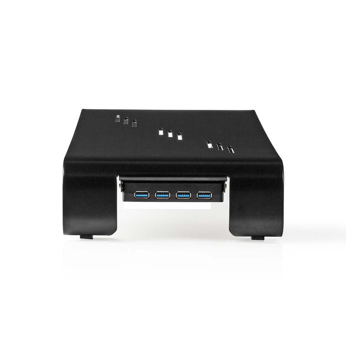Ergonómikus multifunkcionális állvány | USB 3.0 hub | 4 portos | Fekete