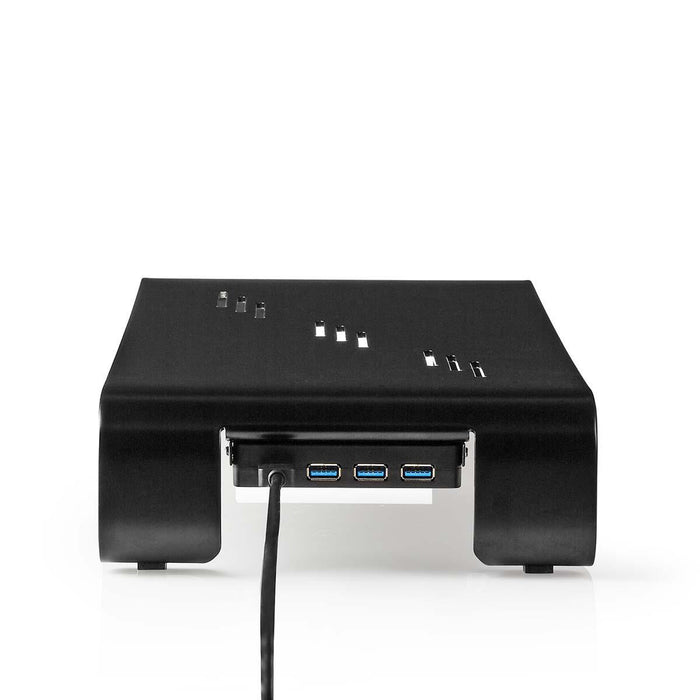 Ergonómikus multifunkcionális állvány | USB 3.0 hub | 4 portos | Fekete