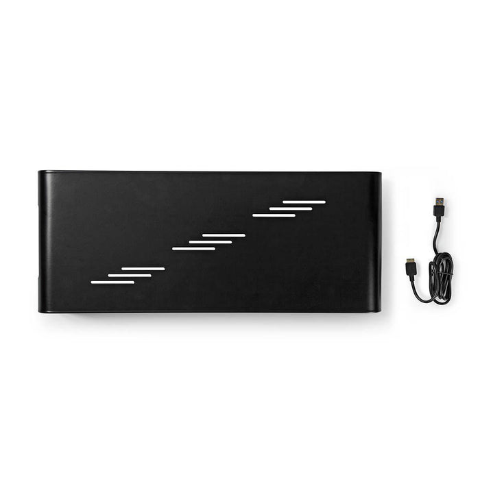 Ergonómikus multifunkcionális állvány | USB 3.0 hub | 4 portos | Fekete