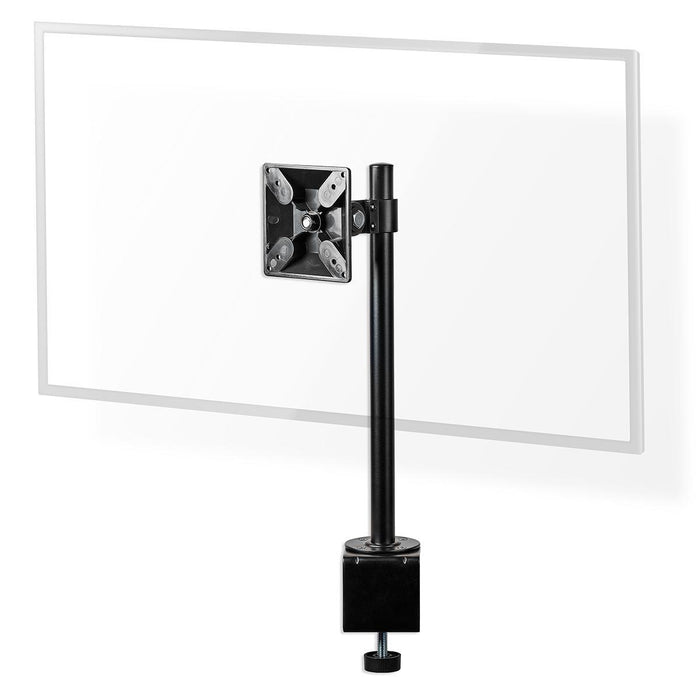Ergonómikus monitor tartó | Egy monitor kar | Forgatható és dönthető | Fekete