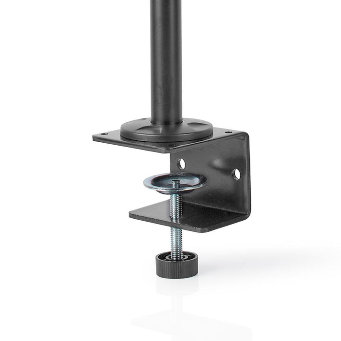 Ergonómikus monitor tartó | Három monitor kar | Forgatható és dönthető | Fekete