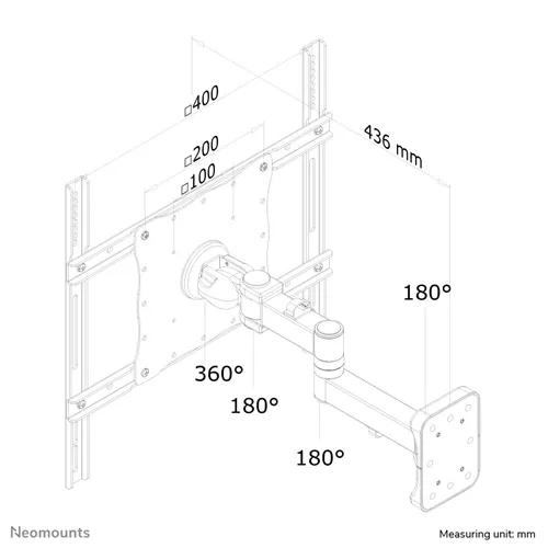 Neomounts FPMA-W960 TV konzol
