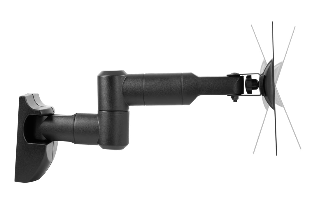 Wolff Mount TV fali konzol 3 forgásponttal, akár 32 hüvelykig | Univerzális | Kompakt | Költséghatékony | VESA 200x200