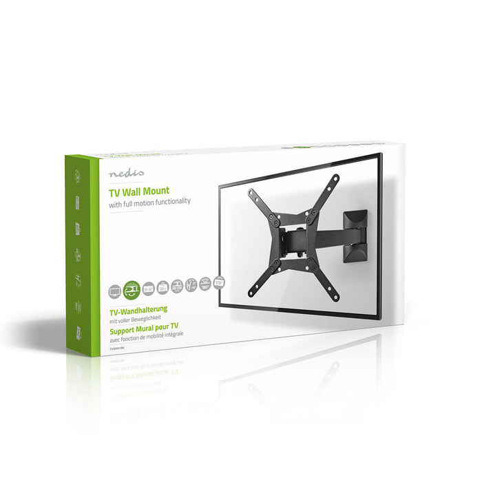 Teljes mozgású TV fali tartó | 10 - 32" | Max. 30 kg | 2 csuklópont