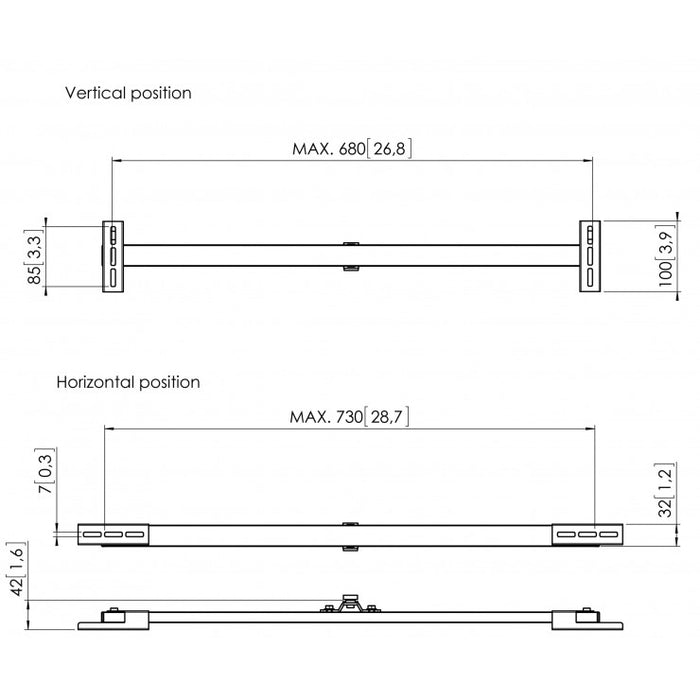 Vogel's soundbar tartó SOUND 3400