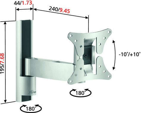 Vogels VFW 326 LCD/TFT fali tartó
