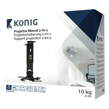 projektor konzol 2 az 1-ben fekete