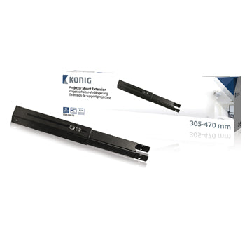 Projektor konzol hosszabbító 305-470 mm fekete