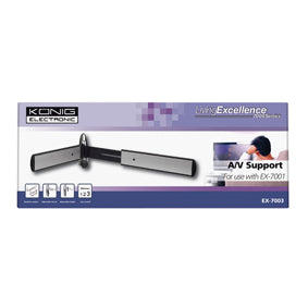 König livingexcellence line audio/DVD fali tartó