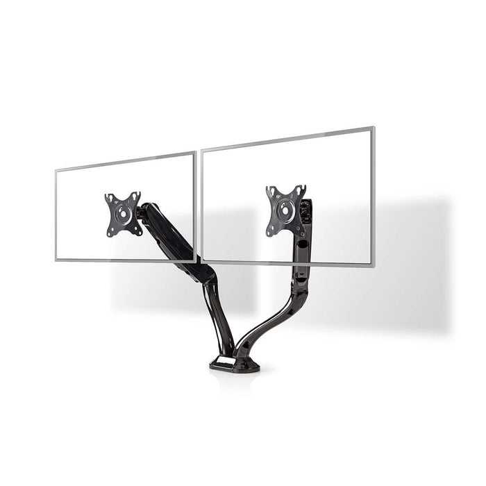 Íróasztali monitor tartó | Dupla monitor kar | Teljes mozgású | 10 - 32"