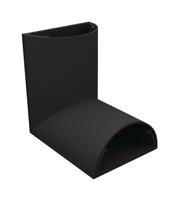 Kábelcsatorna sarok 90 fokos, szélesség: 50 mm (fekete)