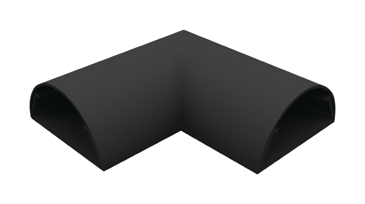 Kábelcsatorna sarok 90 fokos, szélesség: 50 mm (fekete)