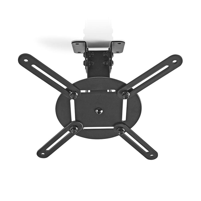 Mennyezeti tartó projektorhoz | 360°-ban forgatható | Max. 10 kg | Távolság a mennyezettől 130 mm | Fekete