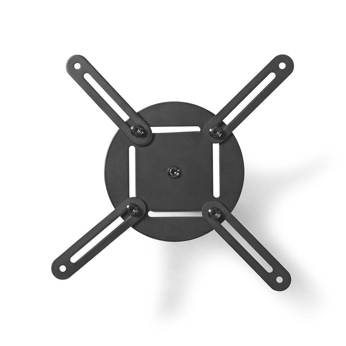 Mennyezeti tartó projektorhoz | 360°-ban forgatható | Max. 10 kg | Távolság a mennyezettől 130 mm | Fekete