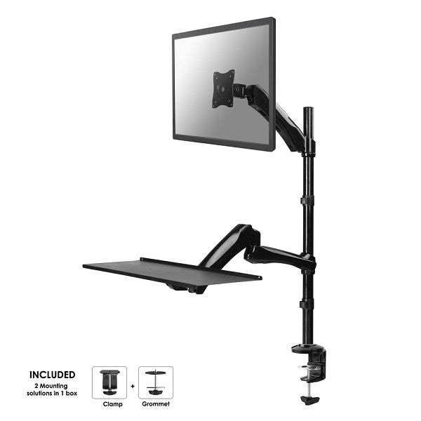 Neomounts FPMA-D500KEYB munkahelyi asztali tartó