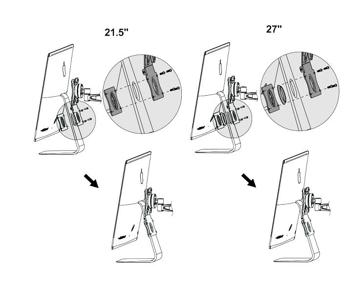 Neomounts Apple FPMA-VESAMAC2127 iMac VESA adapter