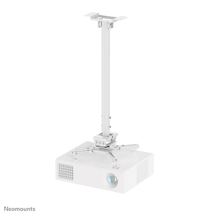 Neomounts CL25-550WH1 Beamer plafondbeugel - h 74,5-114,5 cm - Easy Install - full motion – productaanzicht