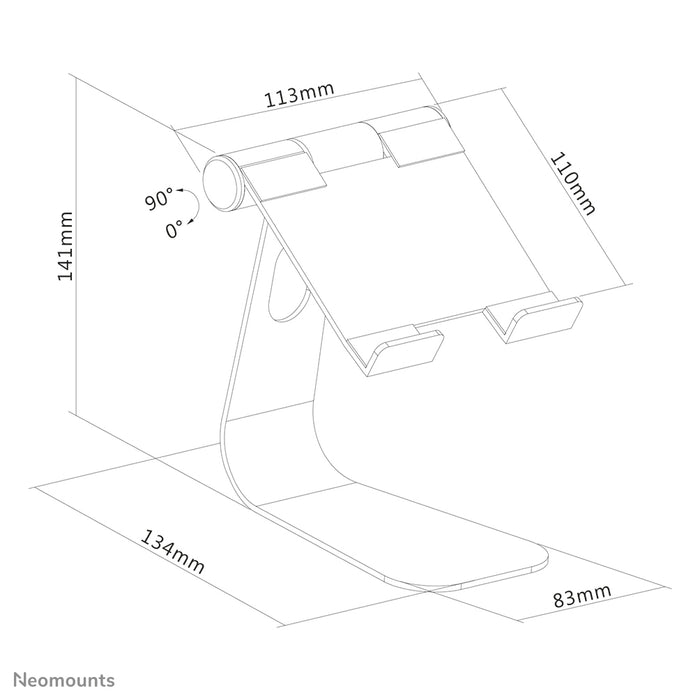 Neomounts univerzális tablet tartó - Ezüst