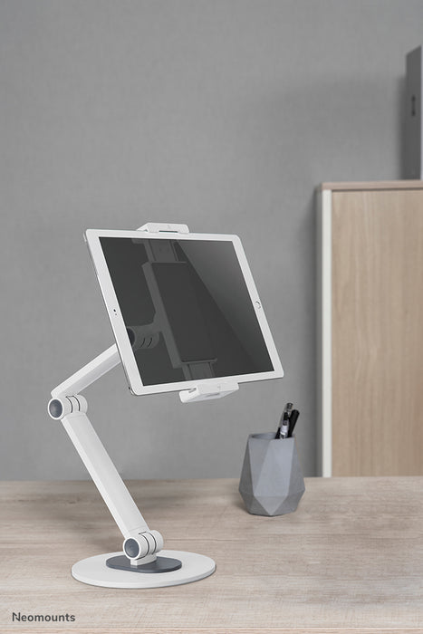 Neomounts DS15-550WH1 univerzális tablet állvány 4,7-12,9 hüvelykes tabletekhez - Fehér