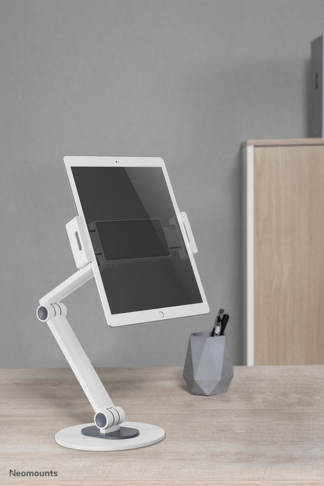 Neomounts DS15-550WH1 univerzális tablet állvány 4,7-12,9 hüvelykes tabletekhez - Fehér