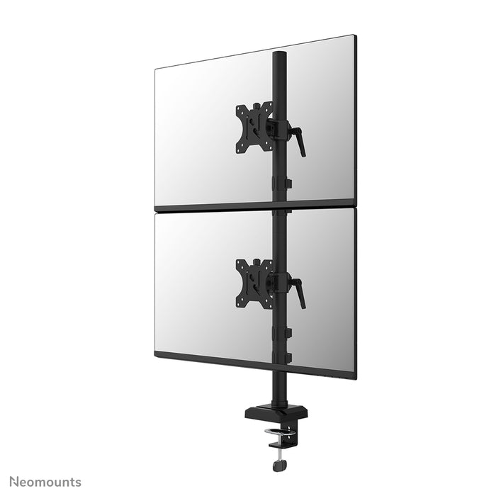 Neomounts DS60-600BL2V Monitorarm voor twee schermen 10-32" – productaanzicht