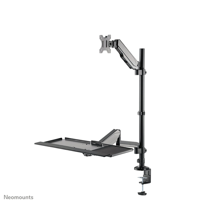 Neomounts DS90-325BL1 Zit-sta werkstation bureau 17-32" - gasveer – detailaanzicht 2