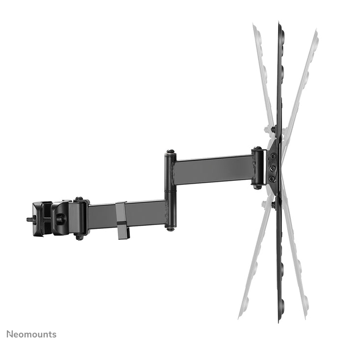 Neomounts FL40-450BL14 teljes mozgású TV-oszlop tartó (Ø28-50 mm) 32-55 hüvelykes képernyőkhöz - Fekete