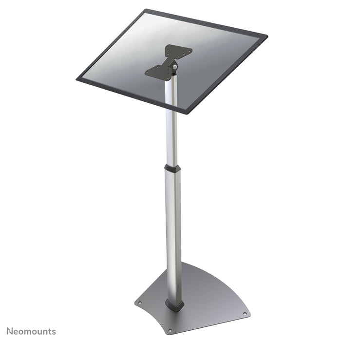A Neomounts FPMA-D1550SILVER egy LCD/LED/Plazma képernyőkhöz készült, magasságban állítható bútor legfeljebb 32 hüvelykes (81 cm) képernyőkhöz, ezüst színben.