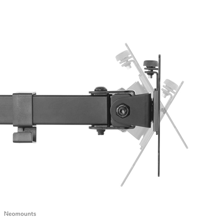 A Neomounts FPMA-D540 fekete full motion asztali tartó legfeljebb 32 hüvelykes lapos képernyőkhöz, magasságban állítható - fekete.