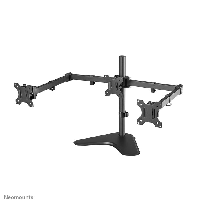 A Neomounts FPMA-D550DD3 fekete full motion asztali állvány 13-27 hüvelykes képernyőkhöz - fekete.