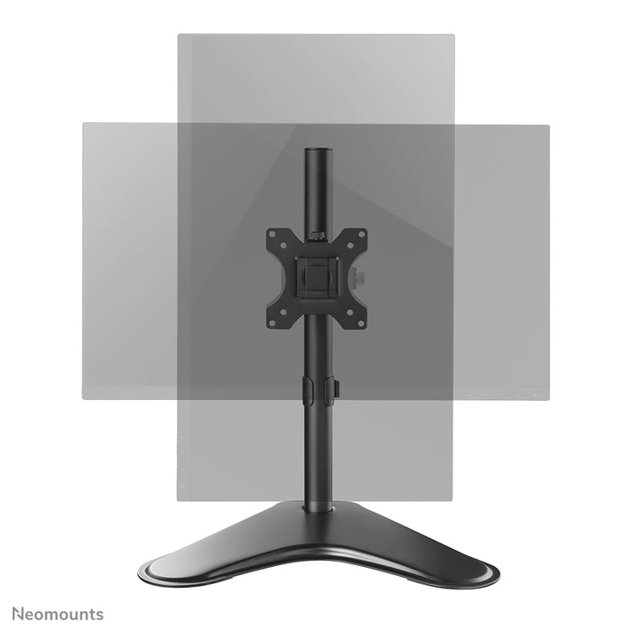 A Neomounts FPMA-D550S fekete full motion asztali állvány legfeljebb 32 hüvelykes lapos képernyőkhöz, magasságban állítható - fekete.