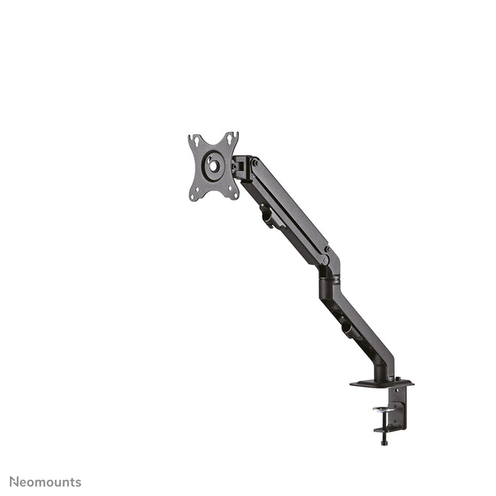 A Neomounts FPMA-D650 fekete egy full motion asztali tartó legfeljebb 27 hüvelykes (69 cm) képernyőkhöz.