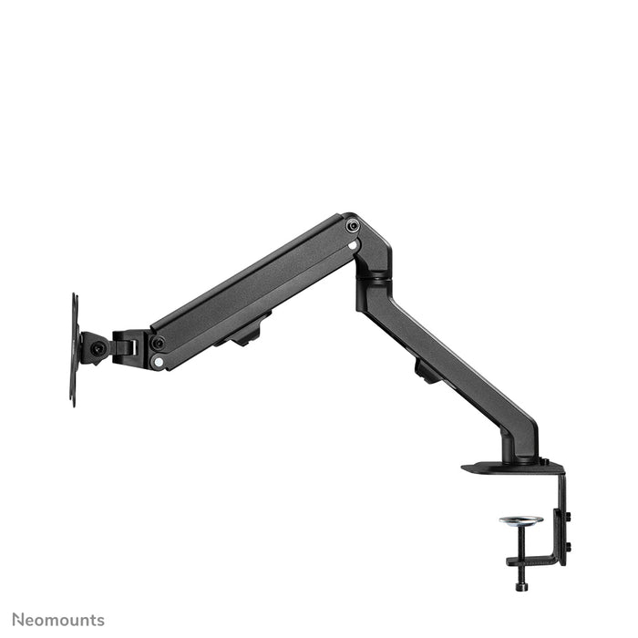 A Neomounts FPMA-D650 fekete egy full motion asztali tartó legfeljebb 27 hüvelykes (69 cm) képernyőkhöz.