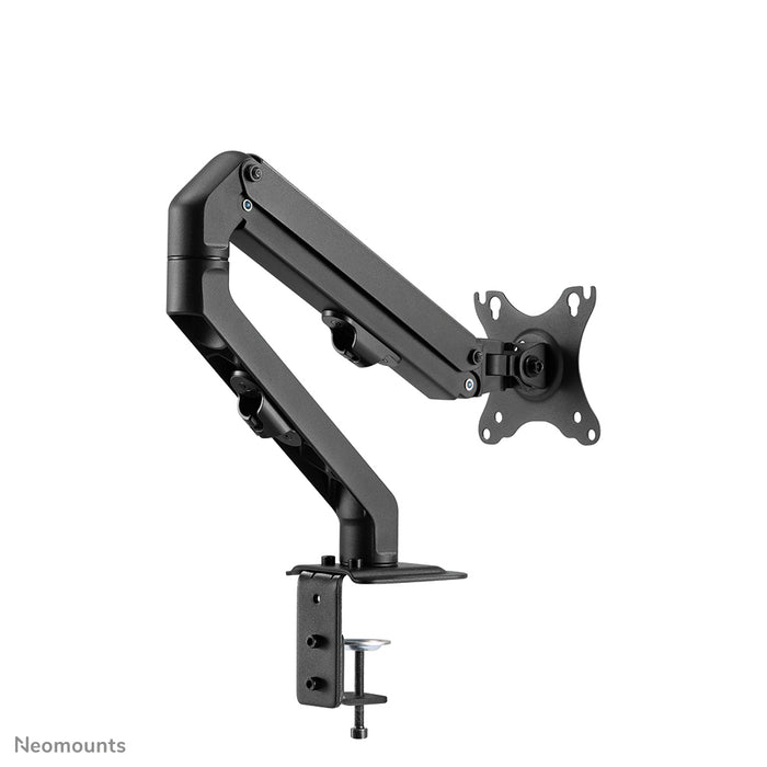 A Neomounts FPMA-D650 fekete egy full motion asztali tartó legfeljebb 27 hüvelykes (69 cm) képernyőkhöz.