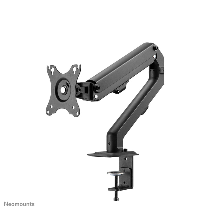 A Neomounts FPMA-D650 fekete egy full motion asztali tartó legfeljebb 27 hüvelykes (69 cm) képernyőkhöz.