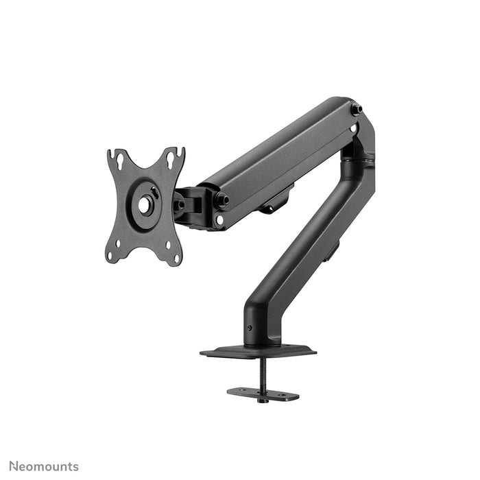 A Neomounts FPMA-D650 fekete egy full motion asztali tartó legfeljebb 27 hüvelykes (69 cm) képernyőkhöz.