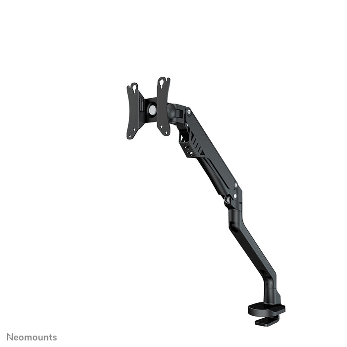 A Neomounts FPMA-D750black2 egy gázrugós asztali tartó legfeljebb 32 hüvelykes (81 cm) lapos képernyőkhöz.