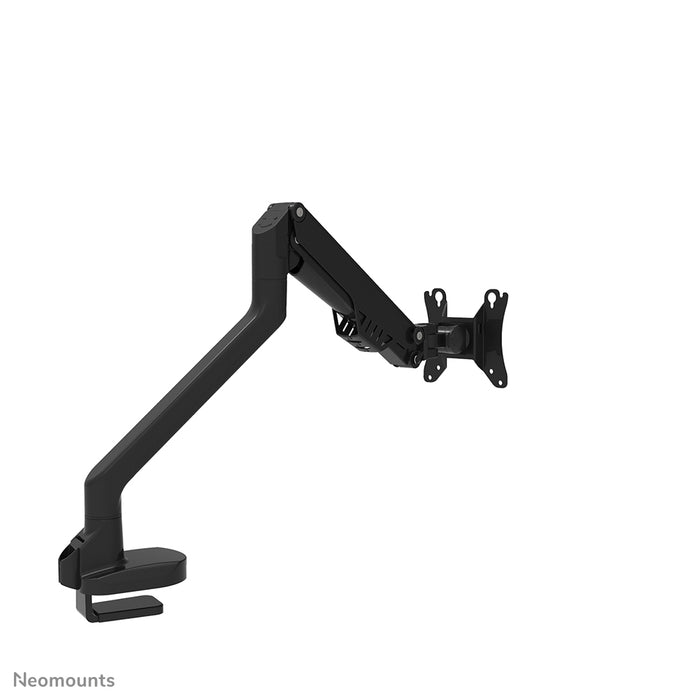 A Neomounts FPMA-D750black2 egy gázrugós asztali tartó legfeljebb 32 hüvelykes (81 cm) lapos képernyőkhöz.